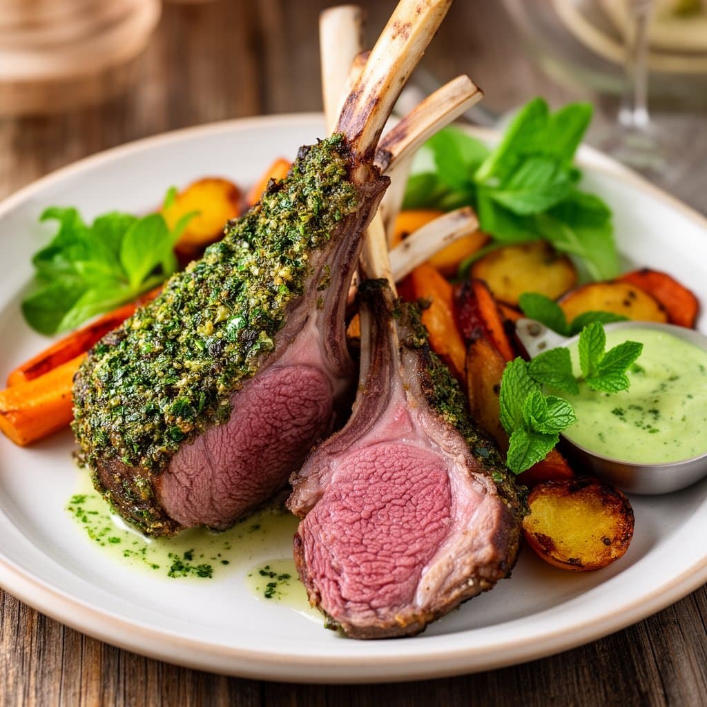 Herb-Crusted Rack of Lamb