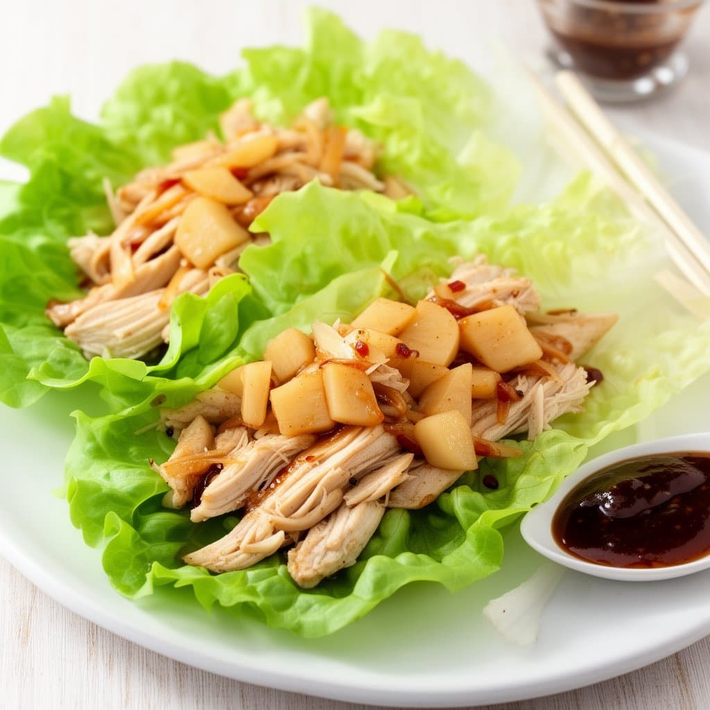Asian Chicken Lettuce Wraps